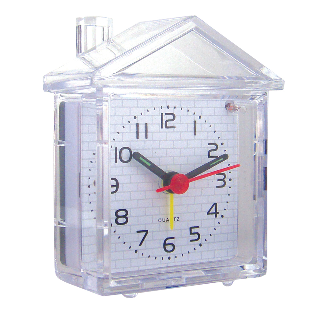 House Shape Travel Alarm Clock 